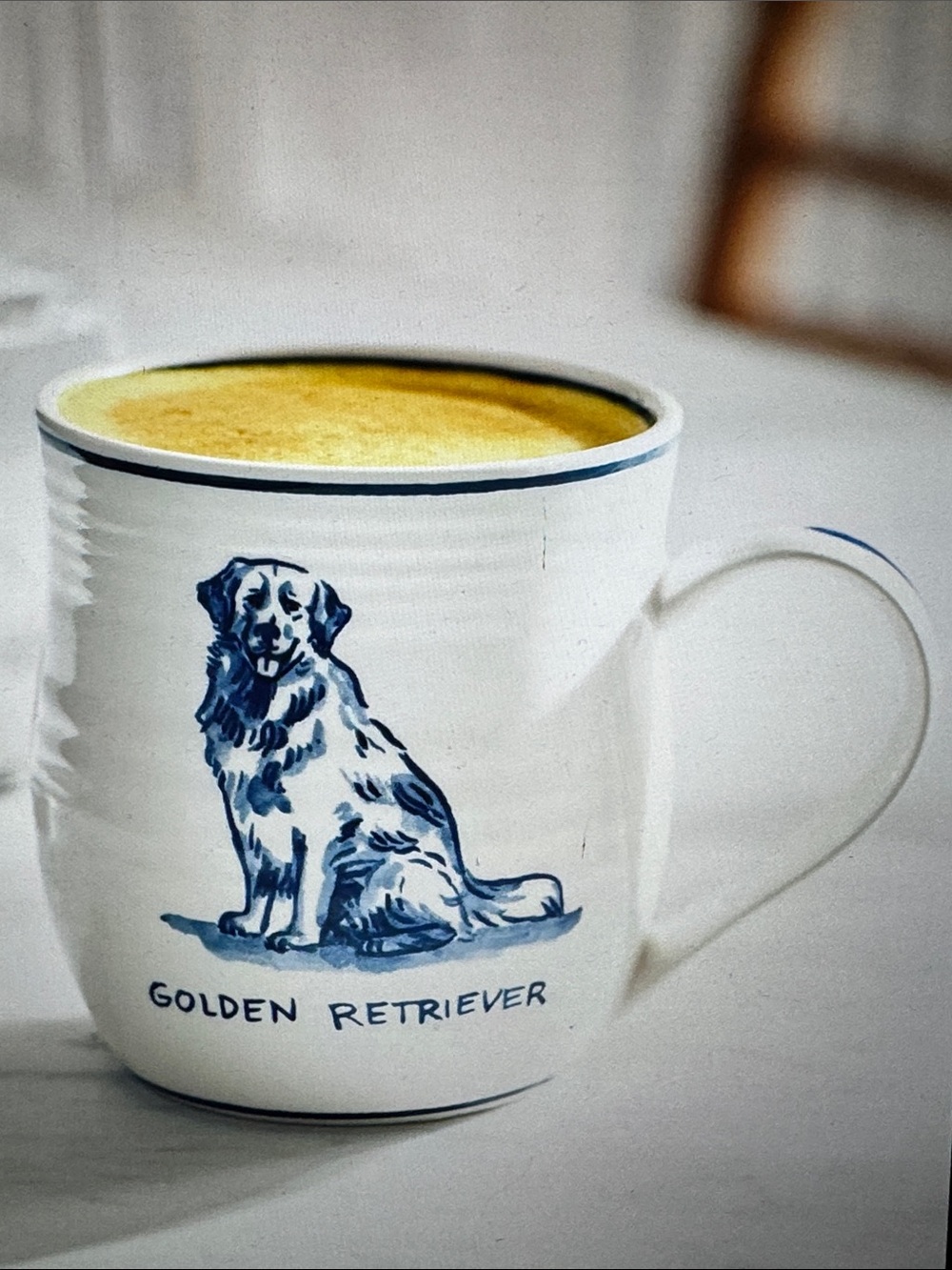 Molly Hatch Golden Retriever Stoneware Dog Mug